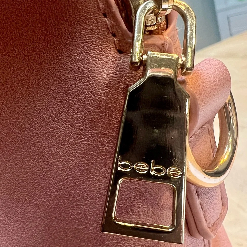 Bebe Kayla Dome Satchel Purse Handbag